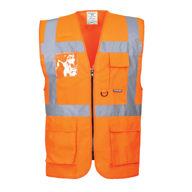 Ardon H5928 Manager-Warnweste SIGNAL gelb-orange Norm EN 20471