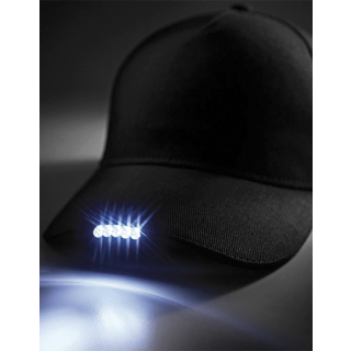 LED Glasfaser-Cap I Leuchtkappe LED-Mütze mit 7 leuchtenden Farben & 11  Leuchtfunktionen I Leuchtendes Basecap akkubetrieben I LED-Fashion Berlin
