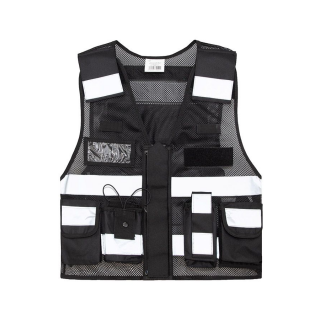 Tactical Vest Sparta Profi Einsatz Weste Mesh Stoff atmungsativ schwarz