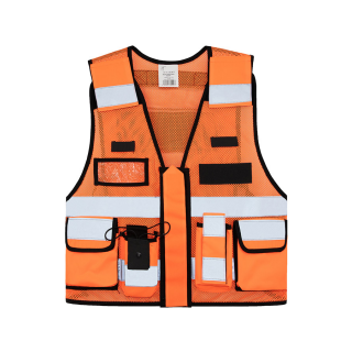 Tactical Vest Sparta Profi Einsatz Weste Mesh Stoff atmungsativ orange